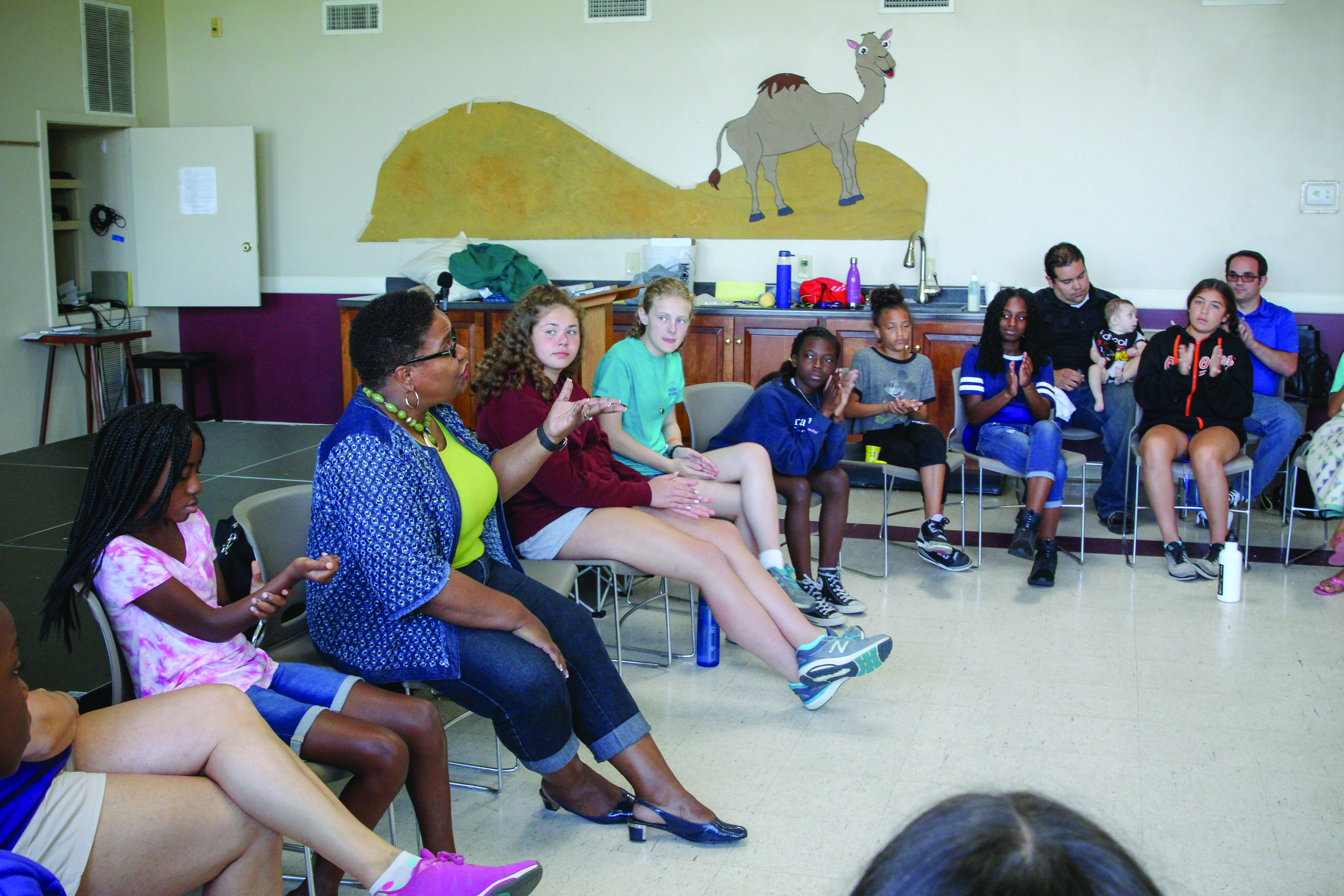 Strong leaders need to love who they are, Bishop LaTrelle Easterling shared with LeaderHership campers at West River.